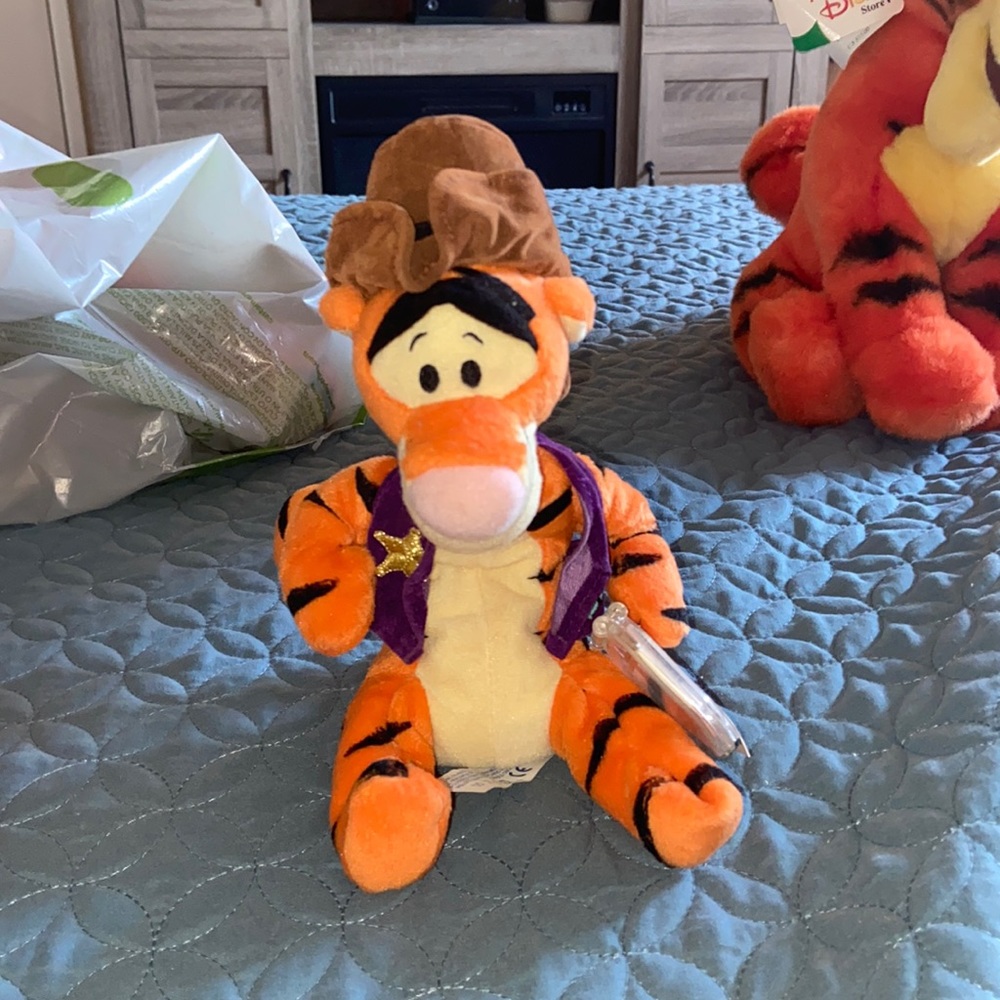 COPY - Sheriff Tigger plush doll